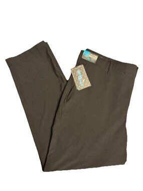 Birdie Bound Golf Pants Mens Size 38x30 Black Flex Waist Straight Fit Casual NWT